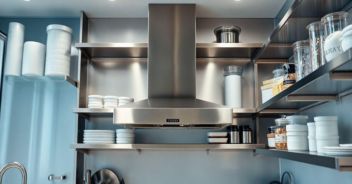 Prateleiras de Aço Inox para Cozinha: Praticidade e Estilo na Sua Decoração